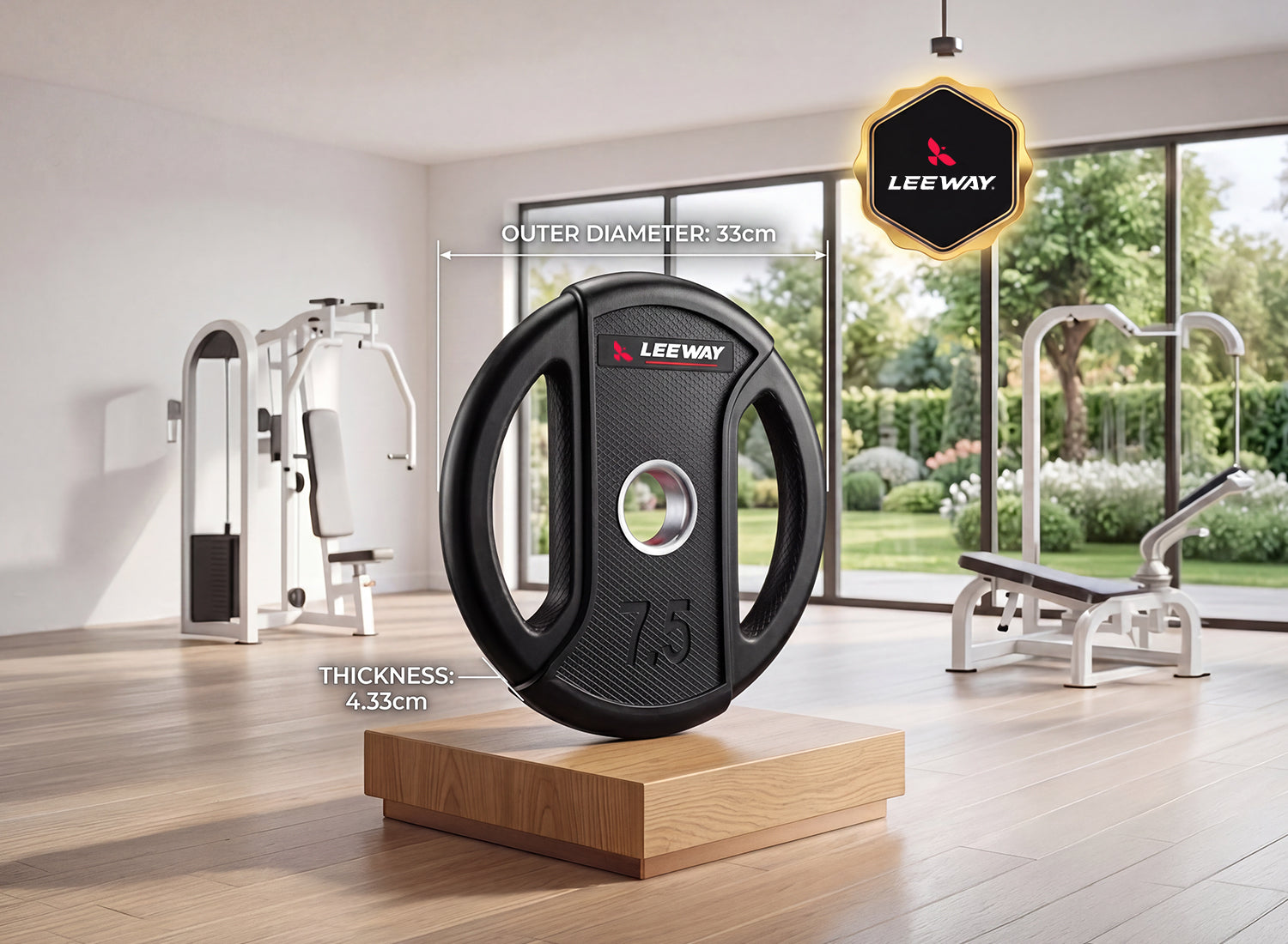 I Rubber Weight Plate (Metal Integrated) - 51mm
