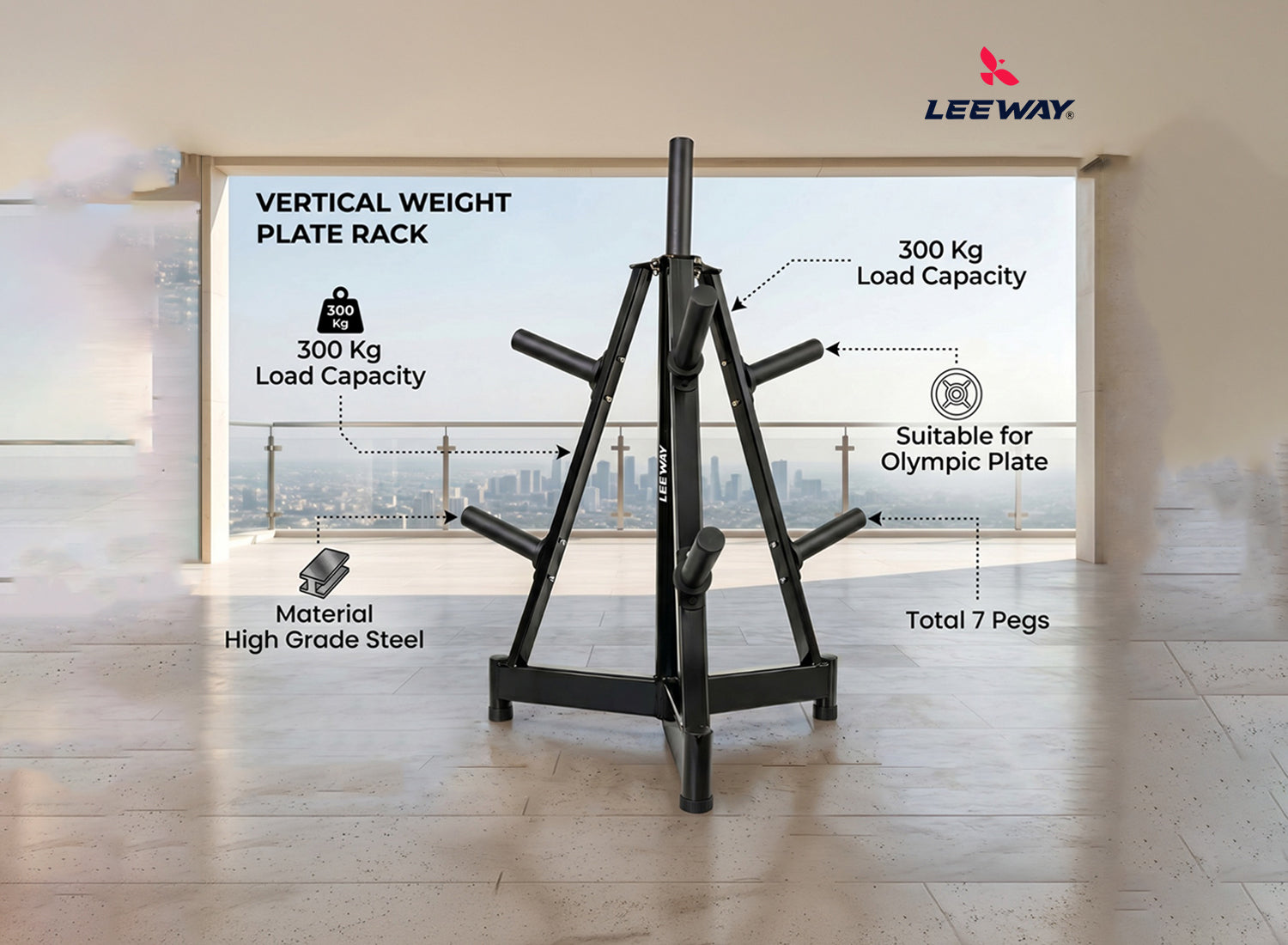 A Frame Vertical Dumbbell Rack