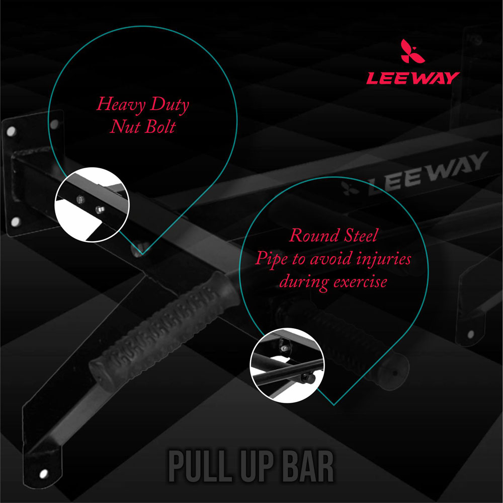 Wall mounted pull up bar - Leeway Fitness