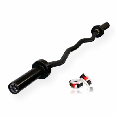 The Leo Bar Bicep EZ Curl Bar – Black