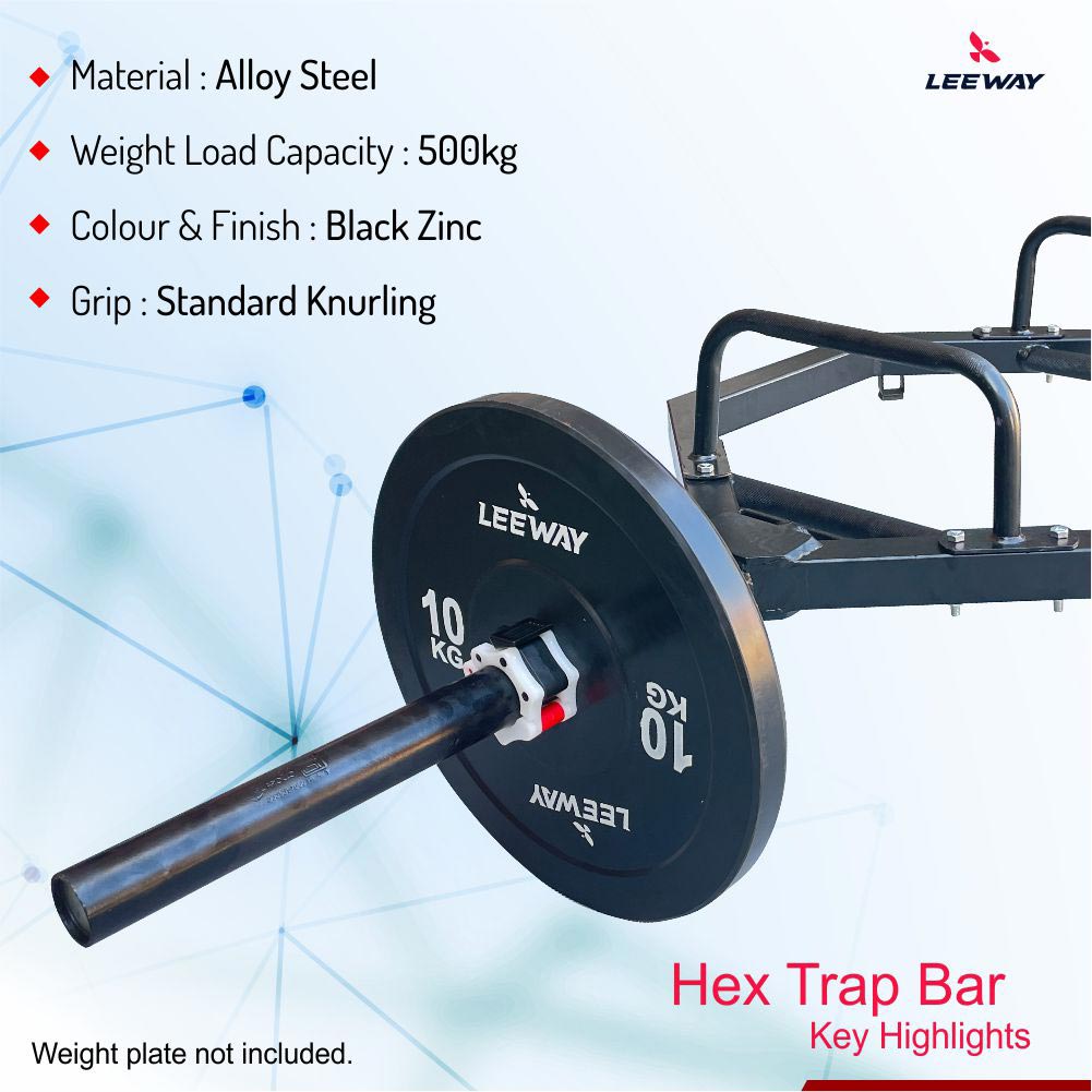 Product Information - Hex Trap Bar - Leeway Fitness Gym Equipments