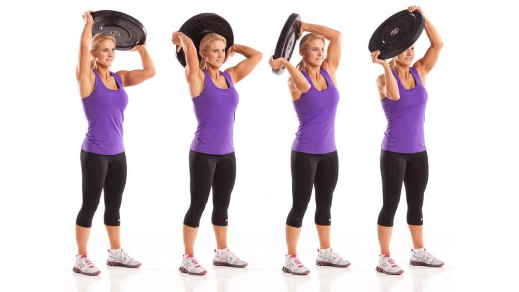 Halo workout using Weight plate - Leeway Fitness