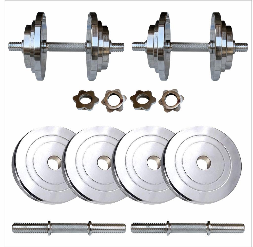 Steel dumbbell 2024 plates