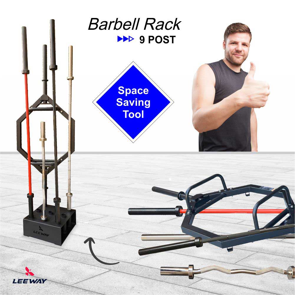 Barbell Rack 9 Post 07