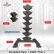 Dumbbell rack DS05-7Tier Dimension - Leeway Fitness