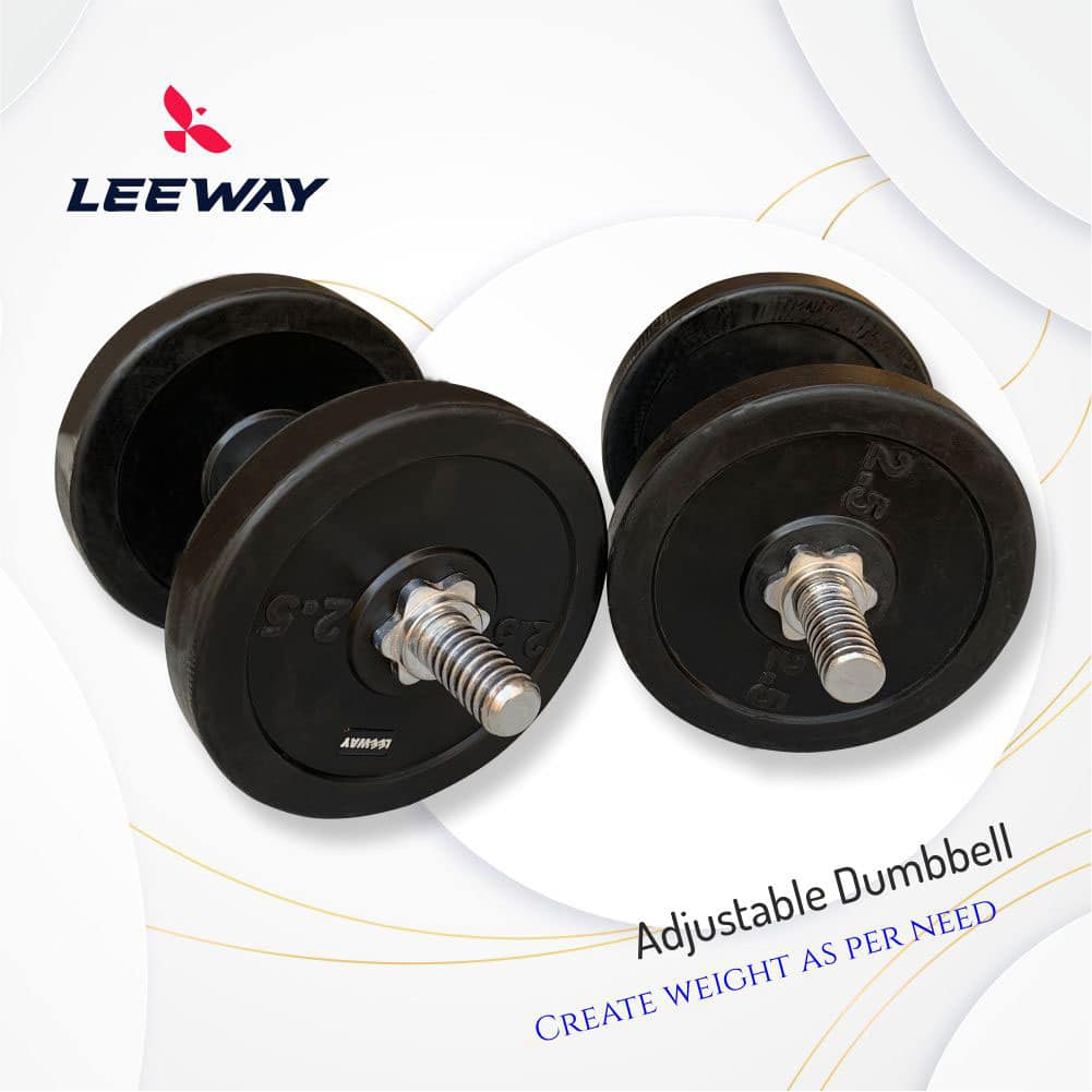 Adjustable Dumbbell - Best gym combo set - Leeway Fitness
