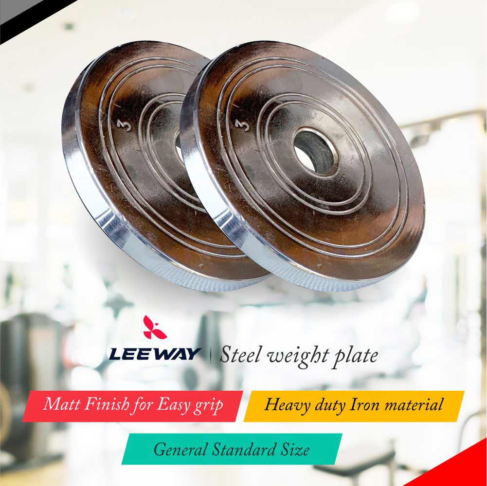 Gym equipment combo Steel Weight Details - Leeway Fitness