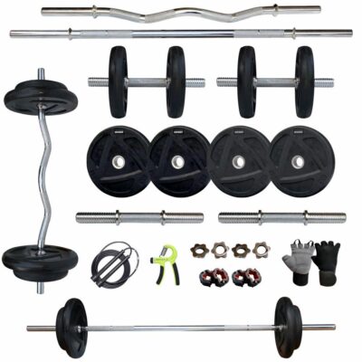 RM45 31mm Weight Plate Set Home Gym Combo