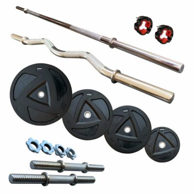 RM45 31mm Weight Plate Set Home Gym Combo