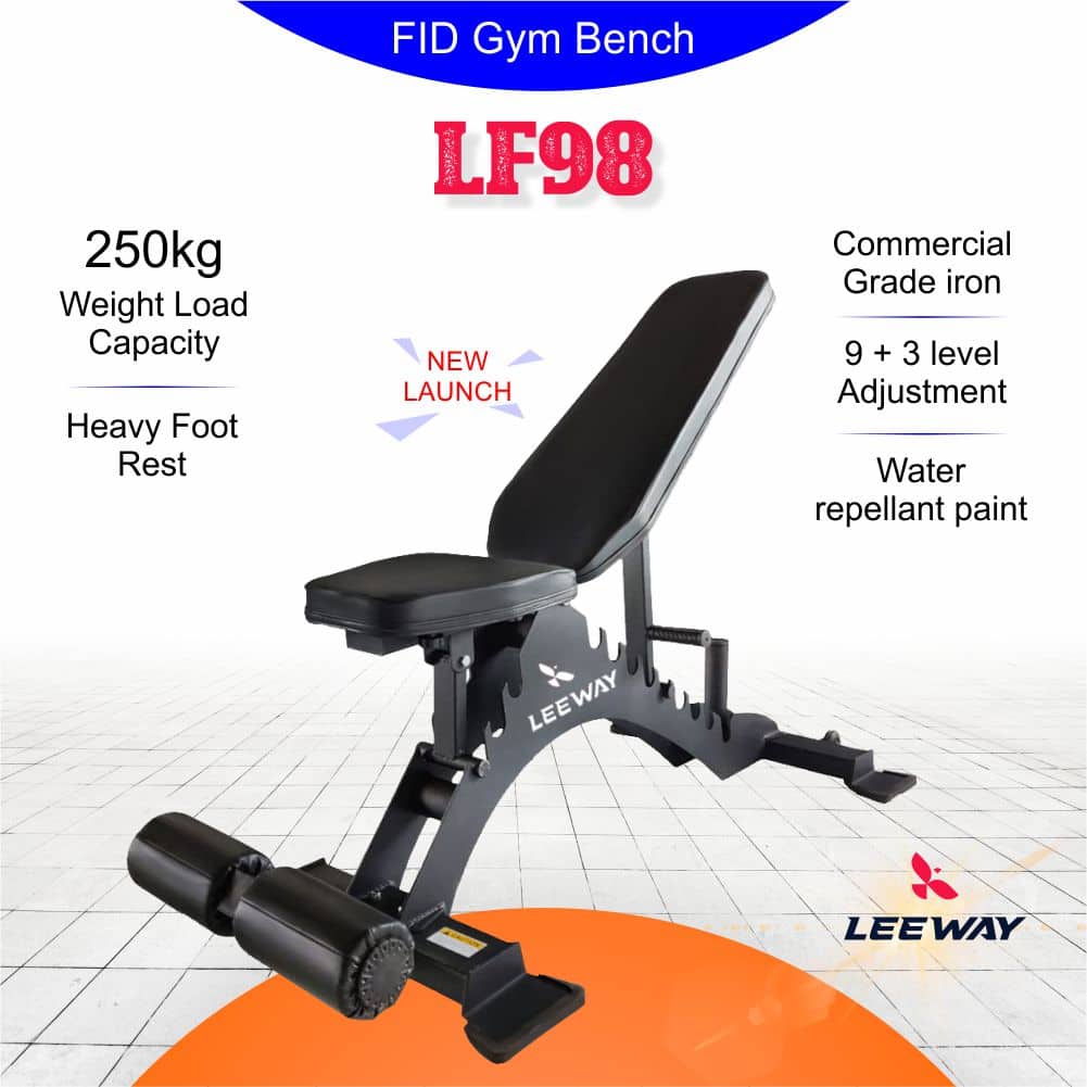 Gym Bench LF98- A New Gym Equipment Launch | Leeway Fitness