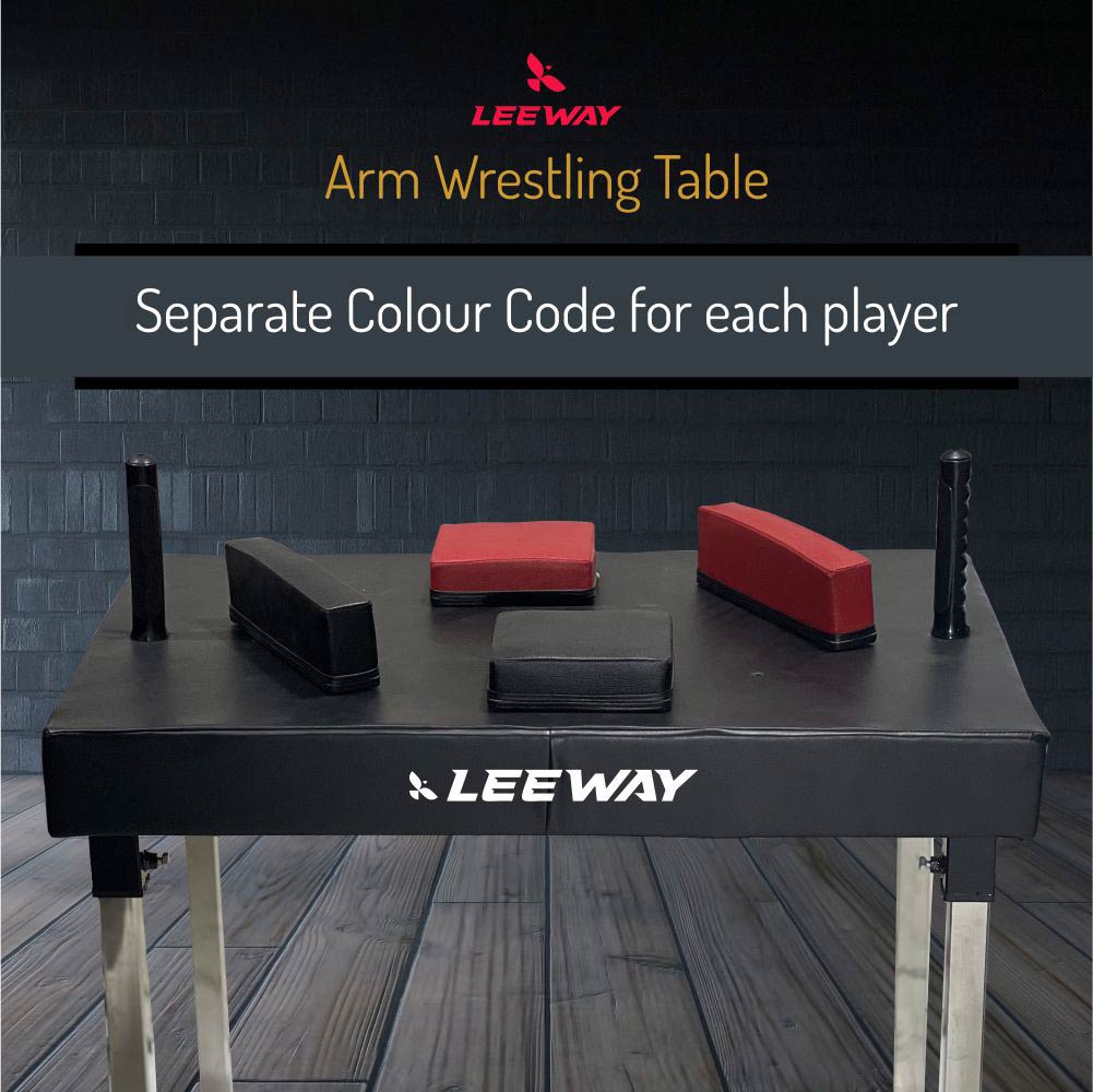 Different Colour Code for both Player - Arm Fighting Competition Table - Leeway Fitness