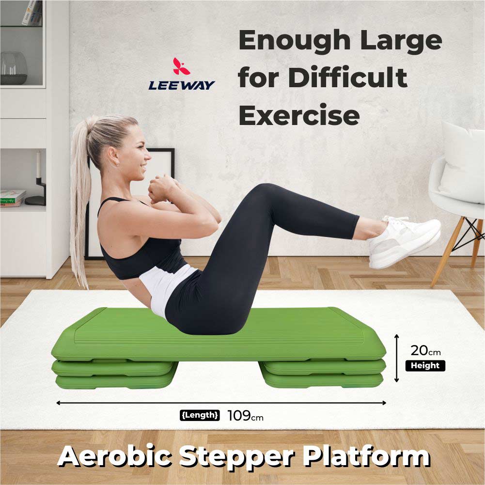 Step exercise equipment with Large Platform - Leeway Fitness