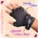 Half finger glove with Adjustable Wrist Closure - Leeway Fitness