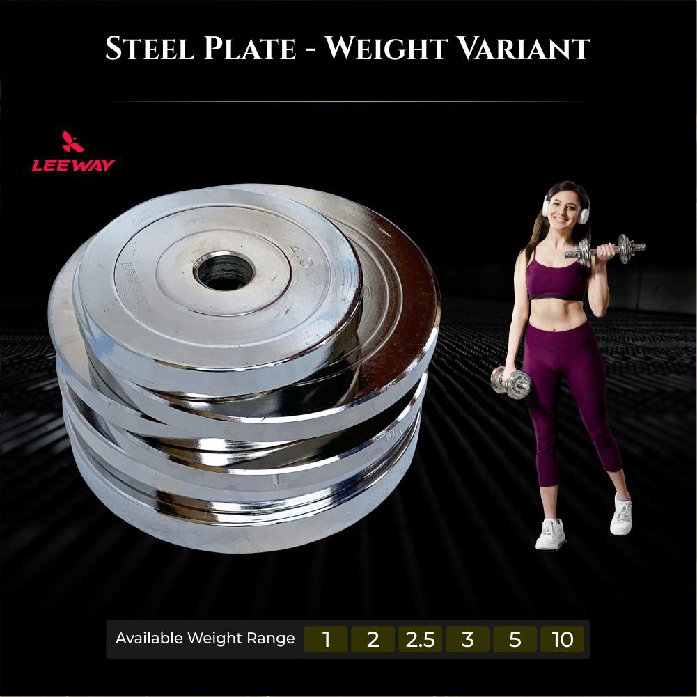 home gym equipment Weight Range from 1kg to 10kg -Leeway Fitness
