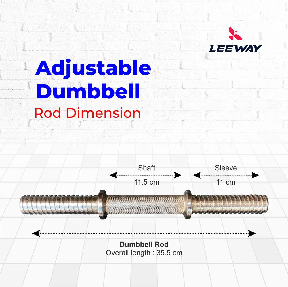 Dumbbell weights Dumbbell Rod Dimension - Leeway Fitness