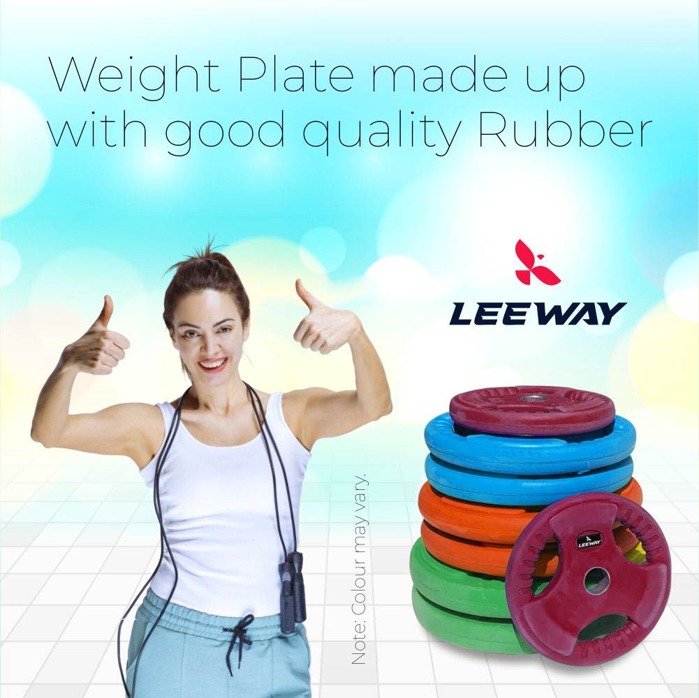 Dumbbell set Weight Plate made - Leeway Fitness