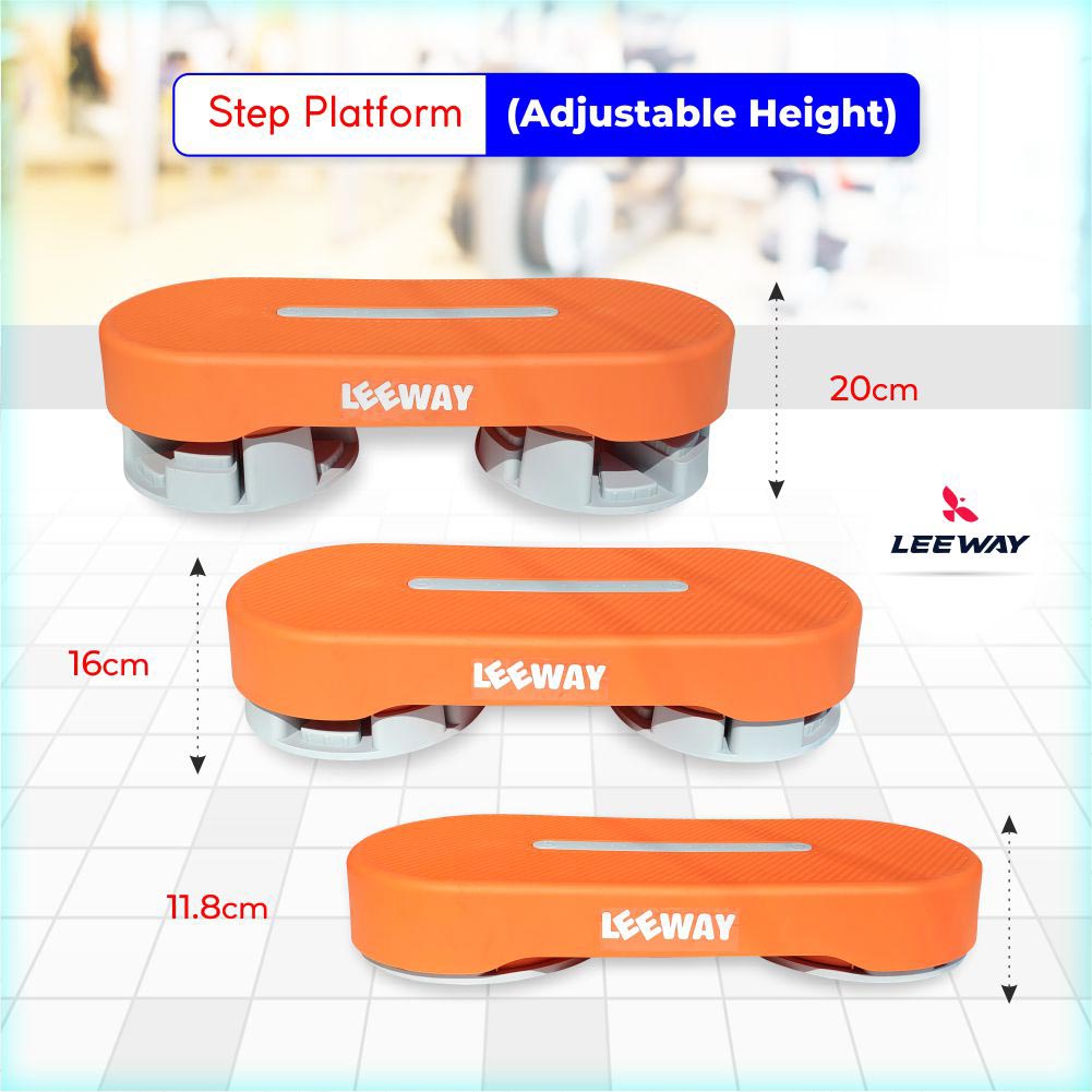 Stepping gym stepper adjustable height - Leeway Fitness