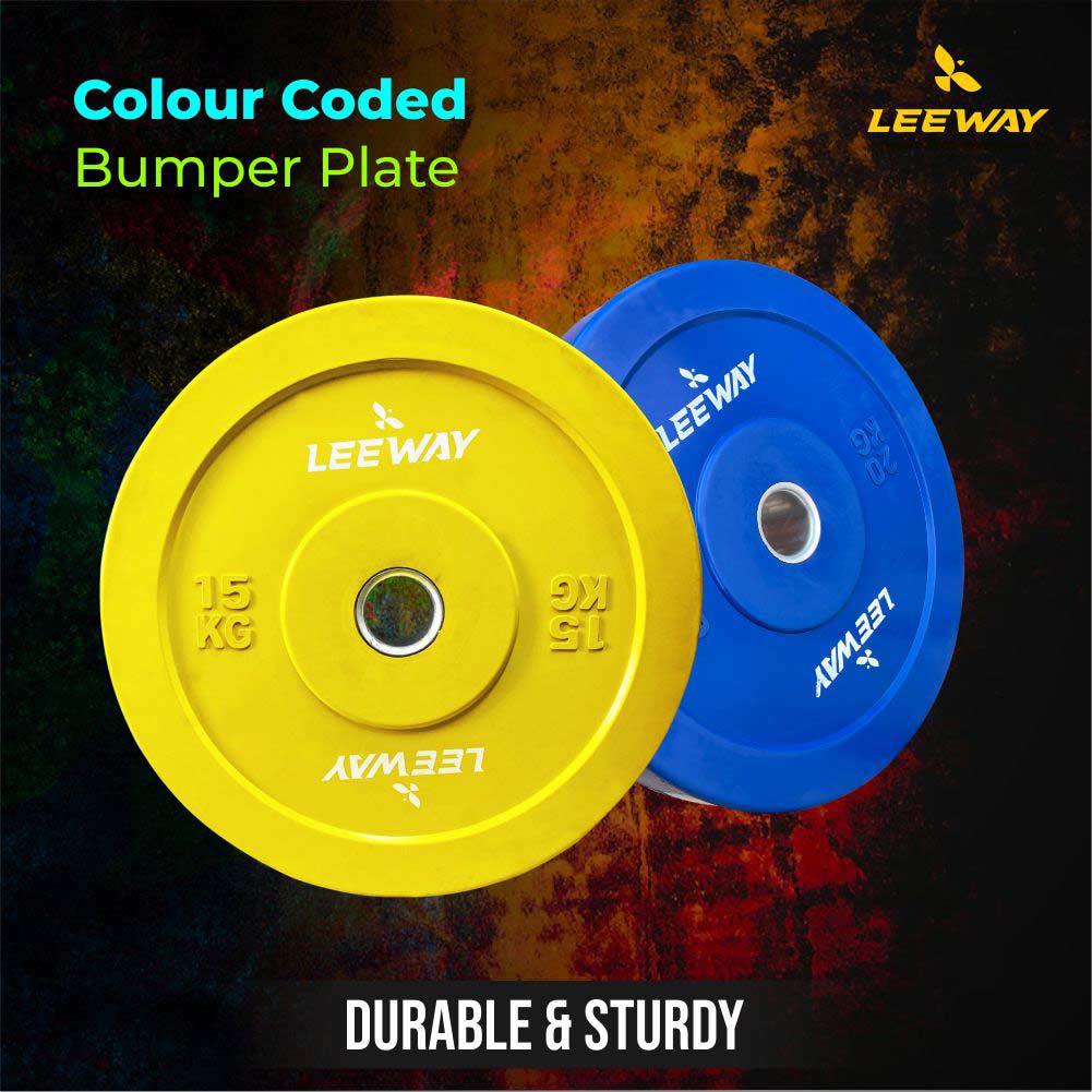 bumper plates Colour Code - Leeway Fitness