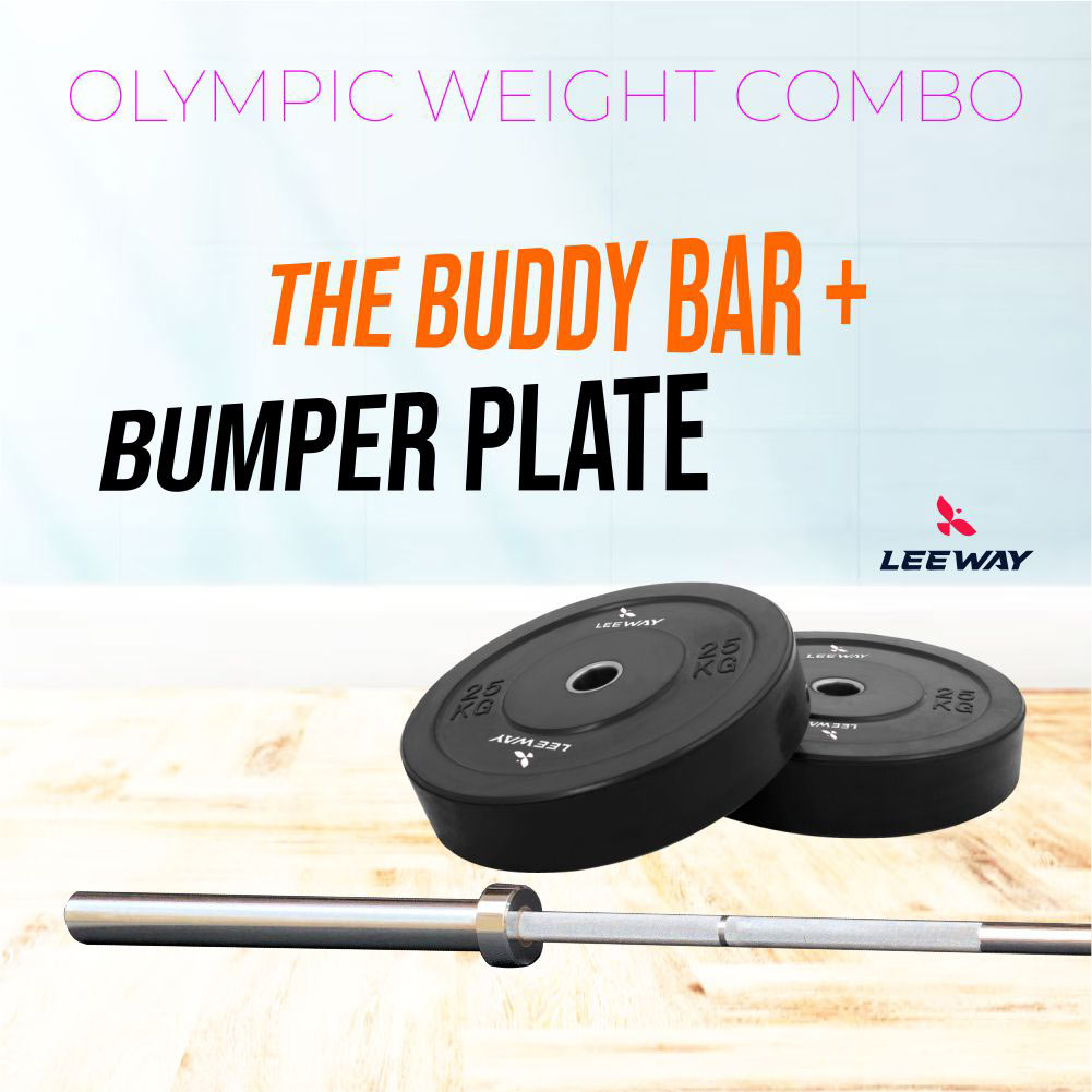 At home weight lifting Barbell Weight - Leeway Fitness