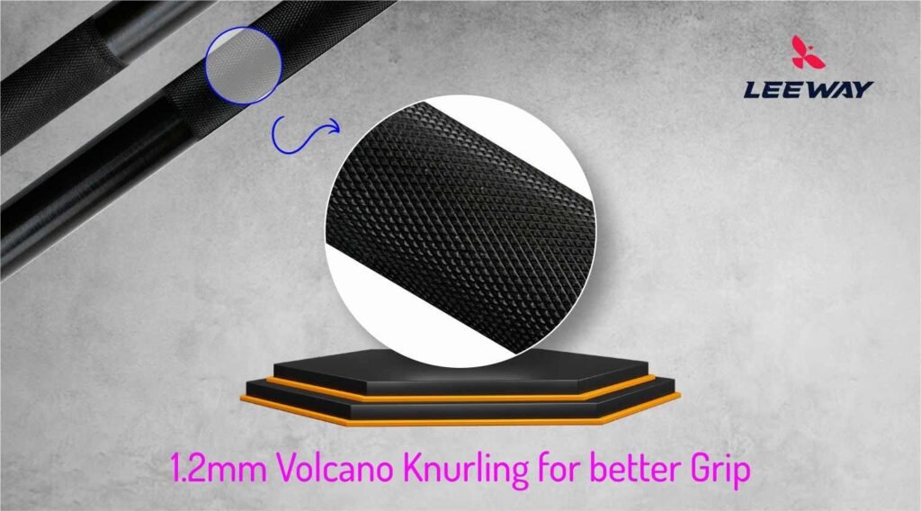 Volcano Knurling | The Buddy Bar - Leeway Fitness