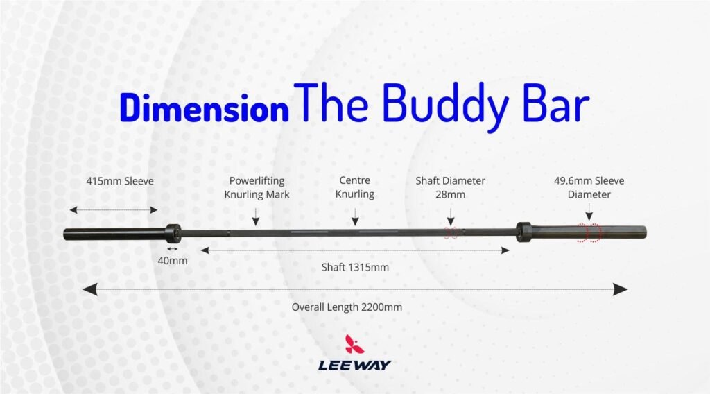 Dimension | The Buddy Bar - Leeway Fitness