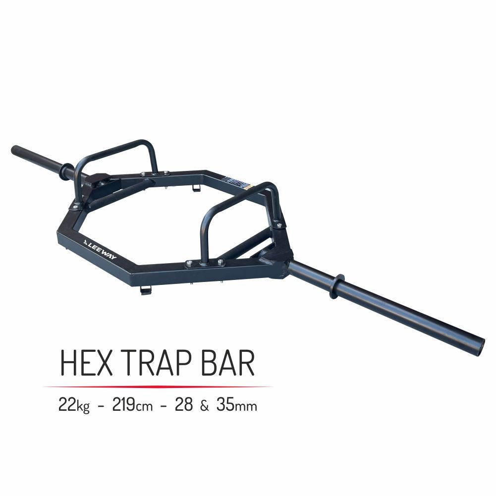 The Hex Trap Bar | Shrug Barbell | Deadlift bar - Leeway Fitness