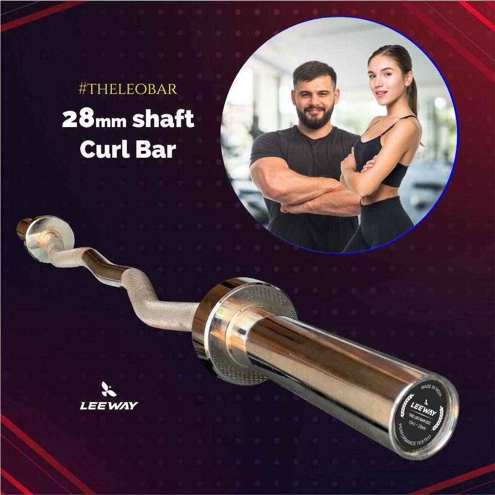 28mm Shaft Curl Bar - The Leo Bar EZ - Leeway Fitness