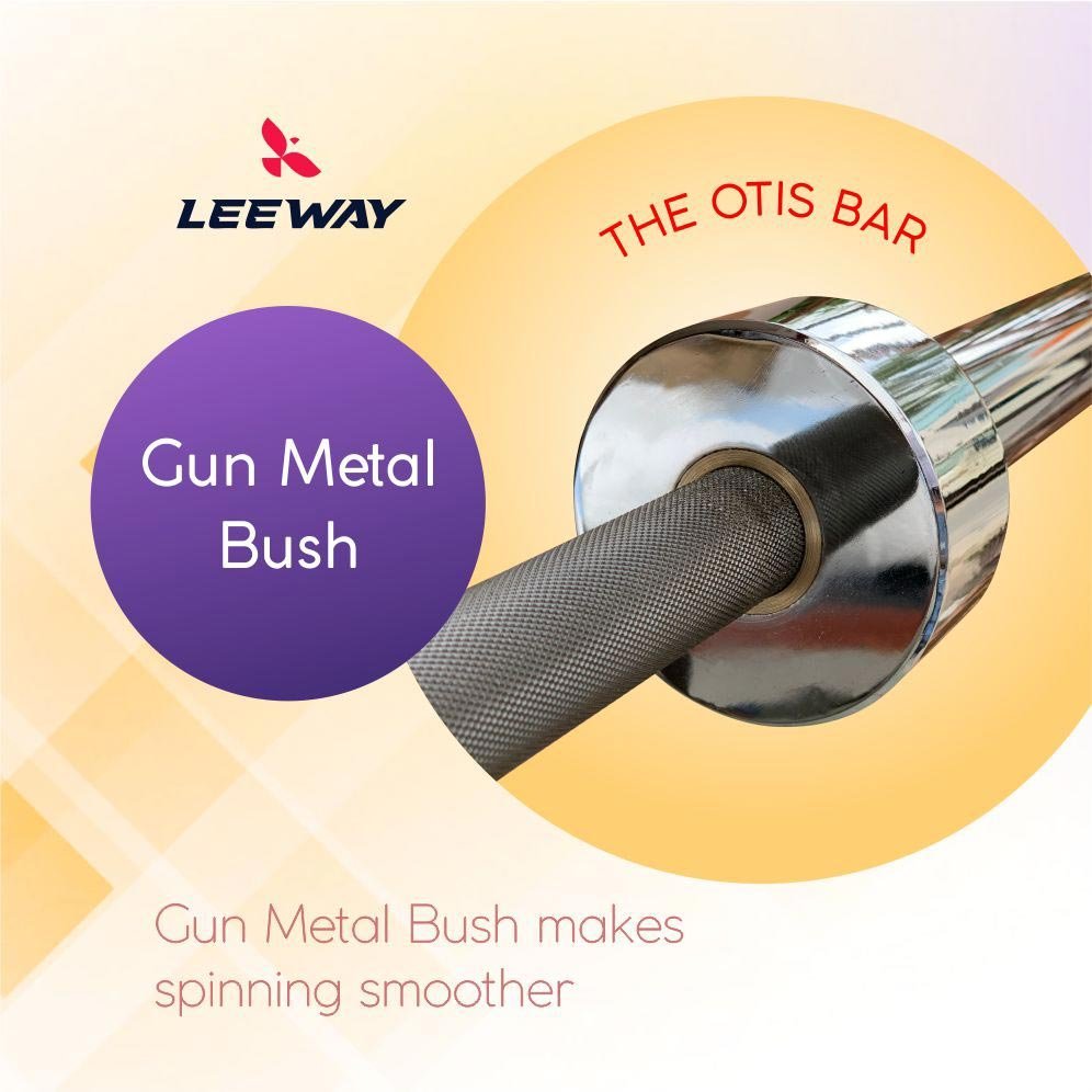 Gun Metal Bush Close up - Olympic Barbell - Leeway Fitness