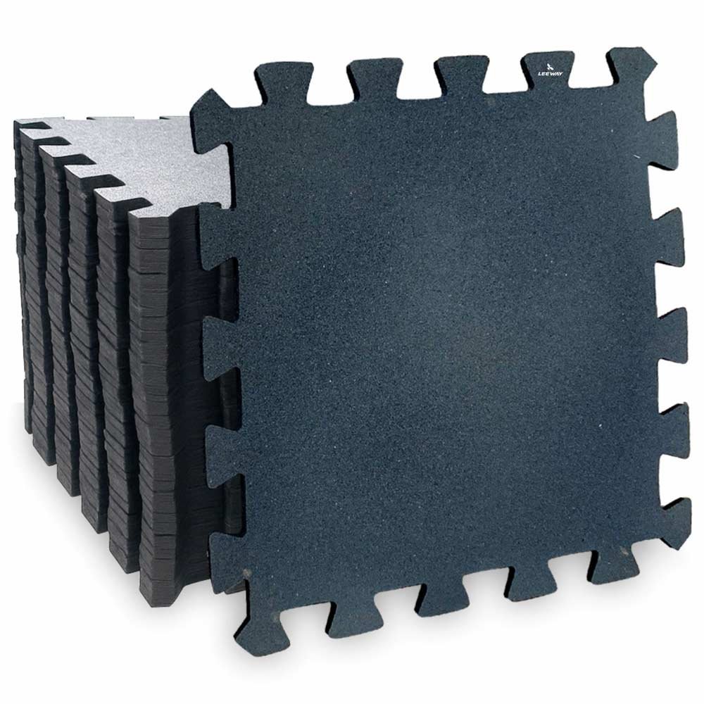 Gym rubber tile flooring Leeway