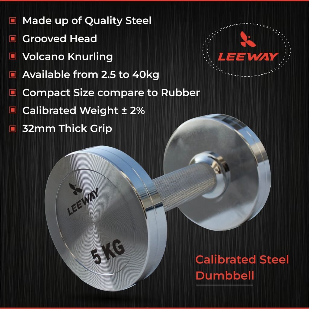 steel dumbbell price and features