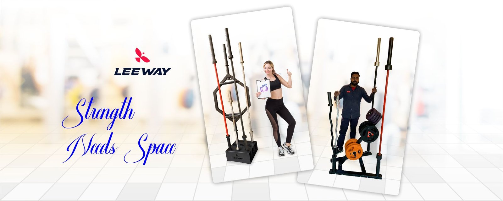 Gym weight rack Leeway